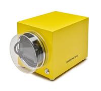 BARRINGTON Single Watch Winder for Automatic Watches for Wrists 5”-6.5” | Cushion for Wrists 12.5cm/4.75” to 16.5cm/6.5”, Silent Japanese Motor, Adjustable TPD 650-1950, AC Operated, Battery Backup