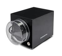 BARRINGTON Single Watch Winder for Automatic Watches for Wrists 6.5”-8.5” | Cushion for Wrists 16.5cm/6.5” to 21.5cm/8.5”, Silent Japanese Motor, Adjustable TPD 650-1950, AC Operated, Battery Backup