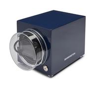 BARRINGTON Single Watch Winder for Automatic Watches for Wrists 6.5”-8.5” | Cushion for Wrists 16.5cm/6.5” to 21.5cm/8.5”, Silent Japanese Motor, Adjustable TPD 650-1950, AC Operated, Battery Backup