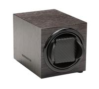 BARRINGTON Single Watch Winder for Automatic Watches with Silent Japanese Motor | Watch Winder for Rolex, Omega & Others | Adjustable TPD 650-1950 | AC Operated | Battery Backup (Grey Koto)