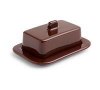 Barro terracotta butter dish, Rui Pereira Burgundy one size