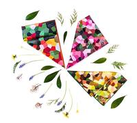 Barroccu & Co. Premium Microfibre Cleaning Cloths - 3 Pack 43x30cm Extra Large Lens Cloths for Designer Glasses, Camera Lenses & High-End Optics - Blossom Collection, Reusable & Streak-Free
