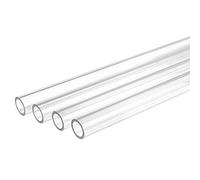 Barrow 14/10mm Rigid PETG Hard Tube, 500mm - 2 Pack - Clear