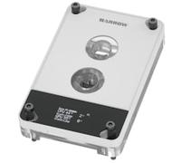 Barrow CPU Water Block with OLED Display for AM4 / AM5 - White