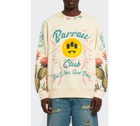 BARROW Crewneck Cotton Sweatshirt with Logo Print - Size: S - male