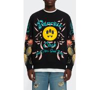 BARROW Crewneck Cotton Sweatshirt with Logo Print - Size: XL - male