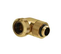 Barrow G1/4 Male Rotary to 90 Degree Compression Fitting in Gold for