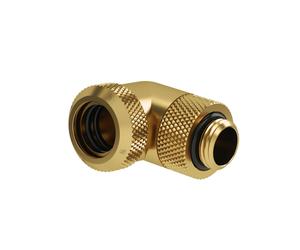 Barrow G1/4 Male Rotary to 90 Degree Compression Fitting in Gold for