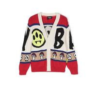 Barrow kids patterned intarsia-knit V-neck cardigan - Red 4 yrs-6 yrs-8 yrs-10 yrs-12 yrs-14 yrs