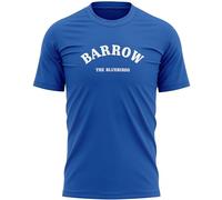 Barrow Mens T Shirt Football The Bluebirds Fan Supporters Tee, M, Royal