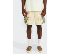 BARROW Printed Cotton Shorts - Size: M - male