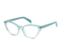 Barrow Woman Barrow VBA009V CALYPSO 0C71 Optical frames Acetate Light blue Yellow Cat Eye Normal