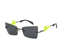 Barrow Woman SBA014 CALYPSO GLASANT 08AM Sunglasses Metal Black Grey Butterfly Normal