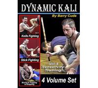 Barry Cuda Dynamic Kali Vol1,2,3,4 Knife Fighting DVD JKD Filipino Escrima Arnis