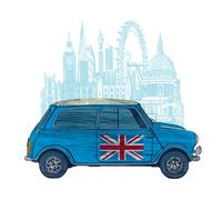 Barry Goodman "Mini London Canvas Print, Multi-Colour, 60 x 80 cm