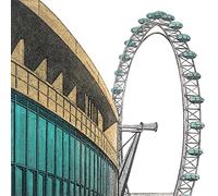 Barry Goodman (Southbank Canvas, Multi-Colour, 40 x 40cm