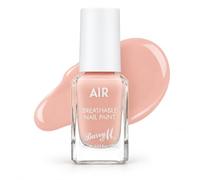 Barry M Air Breathable Nail Polish, Cupcake Pink, 10ml | Breathable water-permeable formula, pastel pink nail paint, wide easy-to-use brush, halal certified, vegan and cruelty-free
