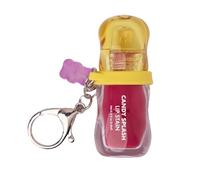 Barry M Candy Splash Lip Stain, Gummy Bear, Long Lasting Lip Tint, 3.8ml | Sheer buildable colour, long-wear stain, lightweight lip tint, sweet scented, collectible keyring charm