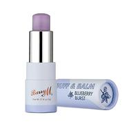 Barry M Cosme Buff and Balm Lip Tint, with Scrub to Balm Formula in Purple Blueberry Burst