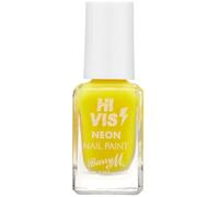 Barry M Cosmetic HI VIS Neon Matte 10ml Nail Polish Yellow Flash