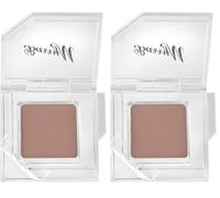 Barry M Cosmetics Clickable Single Light Brown Matte Eyeshadow Palette, Hush, 1 count (Pack of 2)