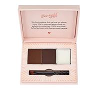Barry M Cosmetics Fill And Shape Brow Kit Palette, With Styling Soap, Shade Medium
