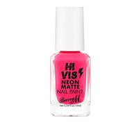 Barry M Cosmetics Hi Vis Neon Matte Nail Paint, Pink Electro