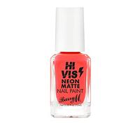 Barry M Cosmetics Hi Vis Neon Matte Nail Paint, Red Frenzy