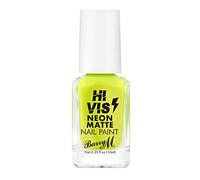 Barry M Cosmetics Hi Vis Neon Matte Nail Paint, Yellow Flare