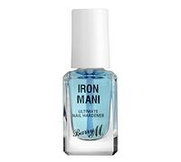 Barry M Cosmetics Iron Mani Hardener, Blue/Clear, Clear, 10 count