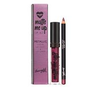 Barry M Cosmetics Metallic Matte Me Up Liquid Lip Kit, Avant-Garde
