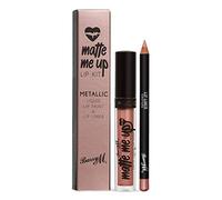 Barry M Cosmetics Metallic Matte Me Up Liquid Lip Kit, Couture