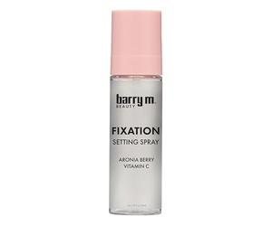 Barry M Fresh Face Fixation Makeup Setting Spray, Long-lasting, Infused With Aronia Berry and Vitamin C Clear