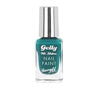 Barry M Gelly Hi Shine Nail Paint, Shade Forget Me Not | Blue Glossy Nail Polish