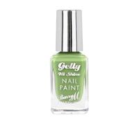 Barry M Gelly Hi Shine Nail Paint, Shade Pear | Green Glossy Nail Polish