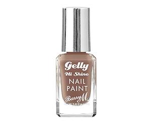 Barry M Gelly Nail Paint, Nude Shade Tiramisu, 10 Ml | Glossy gel-like finish, long lasting plumping nail paint, no lamp needed, medium brown nude mani, vegan and cruelty-free