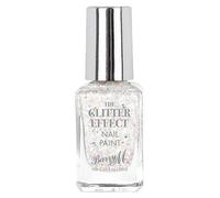 Barry M Glitter Effect Nail Paint, Shade White Party Pearl |White Glitter Nail Polish