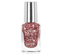 Barry M Glitter Effect Nail Paint, Shade Pink Raving Rose|Pink Glitter Nail Polish