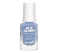Barry M In A Flash Quick Dry Nail Paint, In Shade Brisk Blue