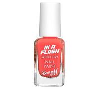Barry M In a Flash Quick Dry Nail Paint, Shade Red Rocket, Quick Dry Nail Polish