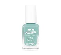 Barry M In a Flash Quick Dry Nail Paint, Shade Blue Boost, Quick Dry Nail Polish