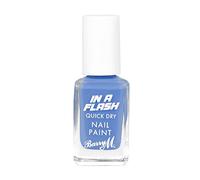 Barry M In a Flash Quick Dry Nail Paint, Shade Turquoise Thrill, Quick Dry Nail Polish
