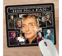 Barry M Music Lgeend Singer Icon Computer Laptop Mouse Mat Gift -Manilow