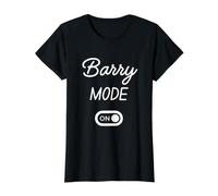 Barry Mode On Name Value Graphic T-Shirt, Women, Black, M
