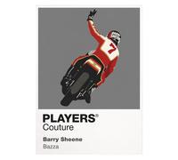 Barry Sheene 2 Motorcycling Icon Frame Men's T-Shirt - White / 4XL