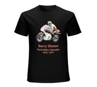 Barry Sheene 2 The Hand Tinted Version Essential T-Shirt Mens Balck Tees Unisex Shirt XL