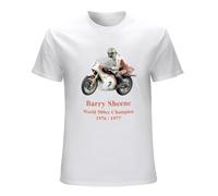 Barry Sheene 2, The Hand Tinted Version Essential T-Shirt Oversized T-Shirt Big and Tall t Shirts for Men Mens t Shirt T-Shirt White XL