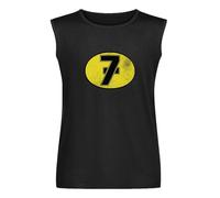 Barry SHEENE Mens Motorcycle Motorbike Bike Racer 7 Superbike Top Men's Vests Tank Tops O-Neck 100% Cotton Undershirts Unisex Sleeveless T-Shirt L Black