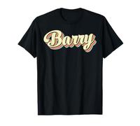 Barry TShirt Retro Art Baseball Font Vintage T-Shirt