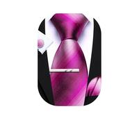 Barry.Wang Men Tie Set Silk 4PC Stripe Paisley Necktie Pocket Square Cufflinks Ties Clip Party Classic Wedding Anniversaries Gift Box